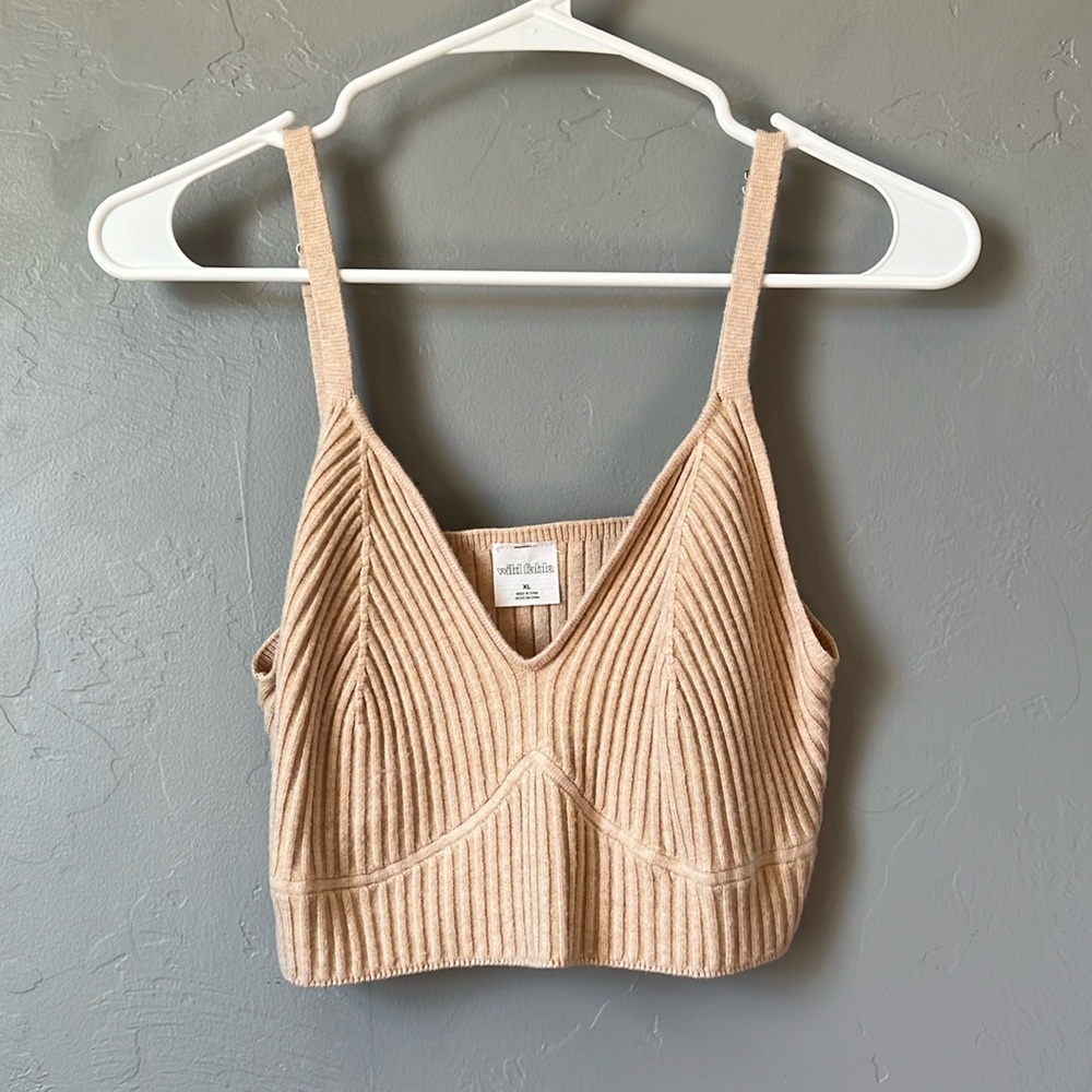 WILD FABLE Knit Crop Top
